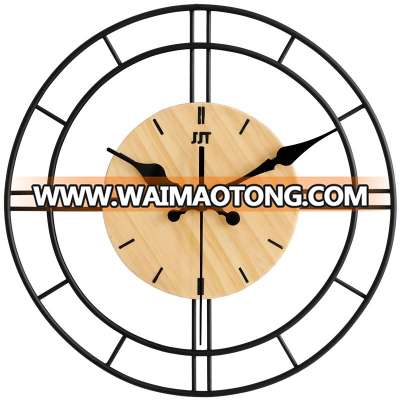 12 Inch Round Roman Modern Decorate Wooden Wall Clock Cheap